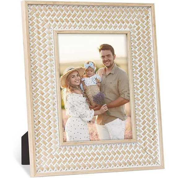 Takfot Boho 5x7 Rattan Photo Frame Gift