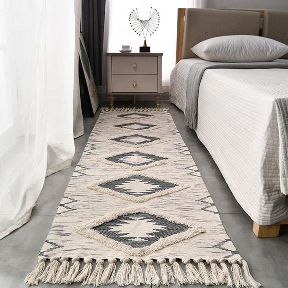 Boho 2x6 Washable Non-Slip Runner Rug