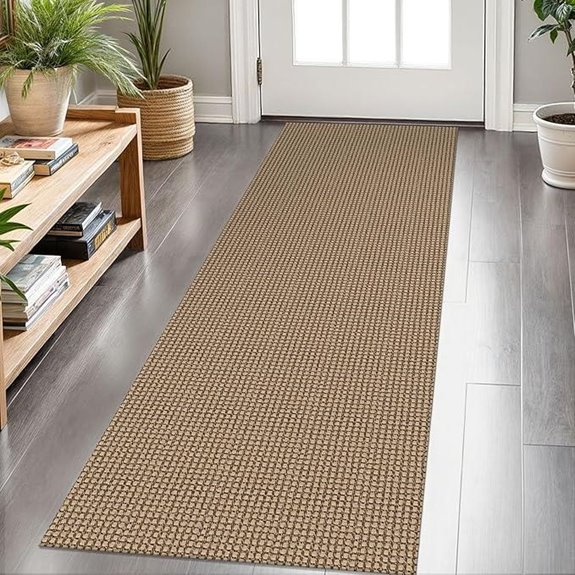 Kozyfly Boho Hallway Runner Rug Washable Non-Slip