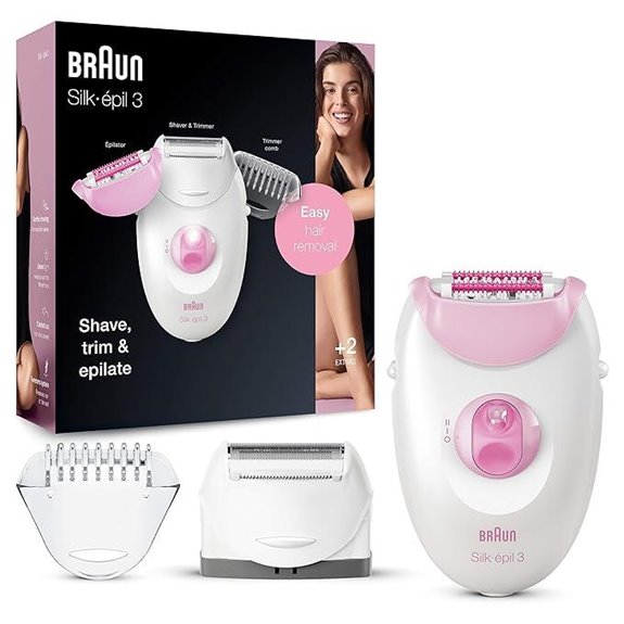 Braun Silk-epil 3 3-270 Epilator and Trimmer