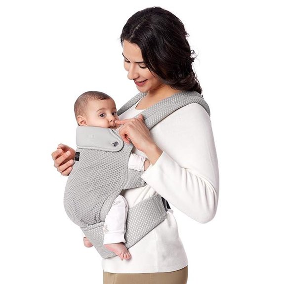 Momcozy Breathable Mesh Baby Carrier with Lumbar Support