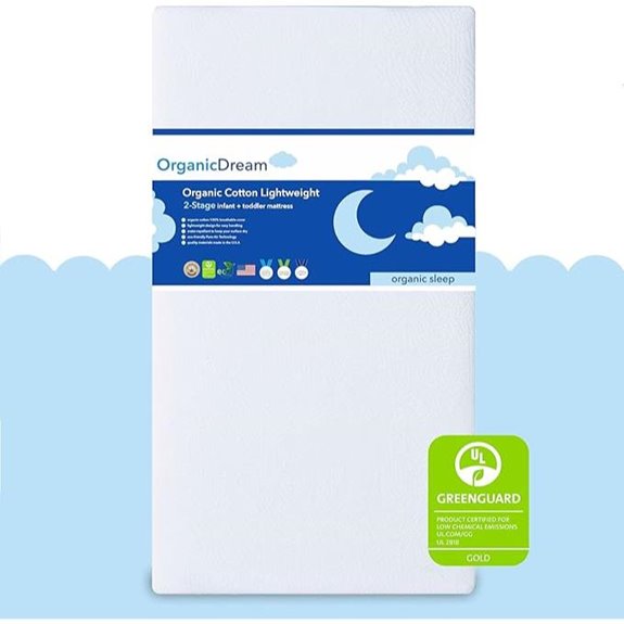 OrganicDream Breathable Crib & Toddler Mattress