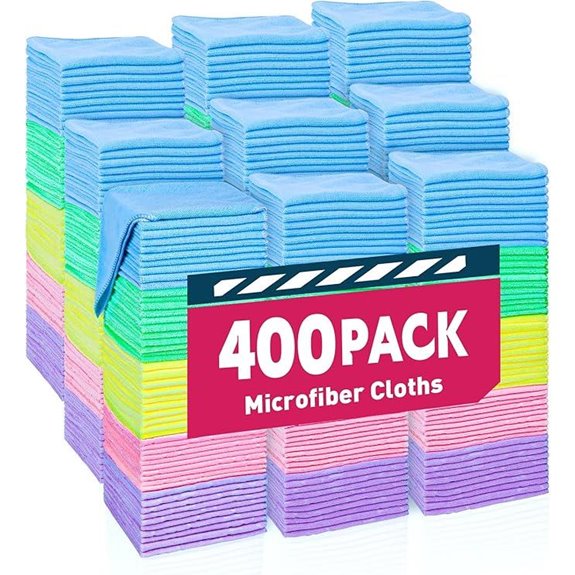 Microfiber Towels Bulk (400 Pack) for Cleaning