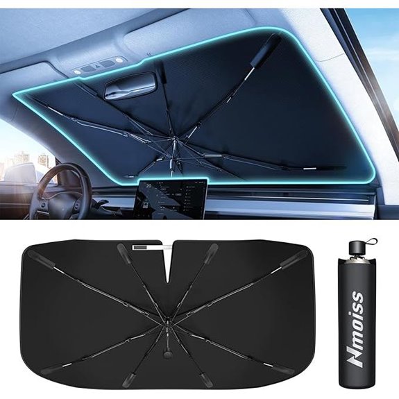 Nmoiss Car Windshield Sun Shade Umbrella