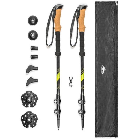 Cascade Mountain Tech Carbon Fiber Trekking Poles