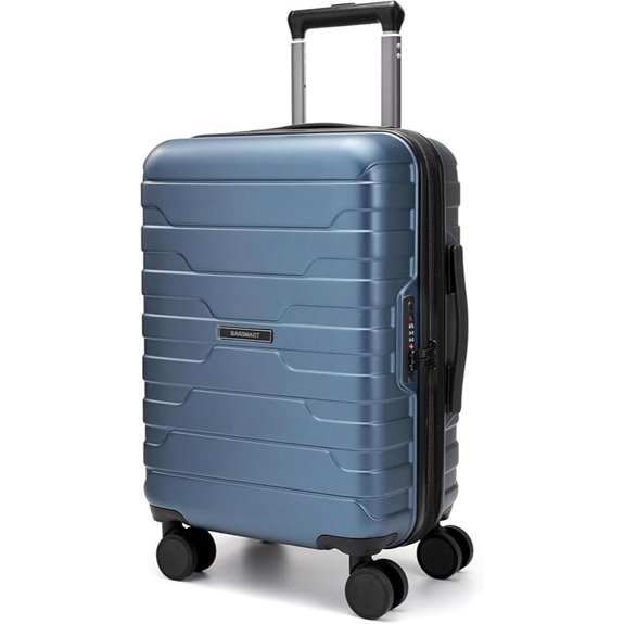BAGSMART 22x14x9 Carry-On Luggage with Spinner Wheels
