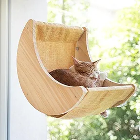 HAPYKITYS Cat Window Bed with Suction Cups