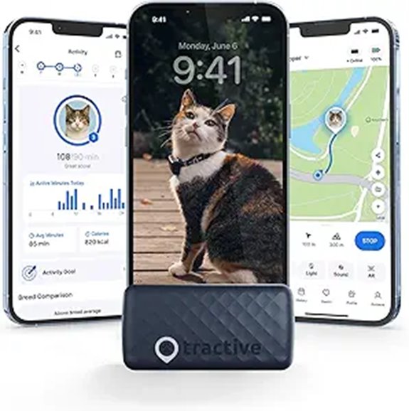 Tractive GPS Cat Tracker with Wellness & Location