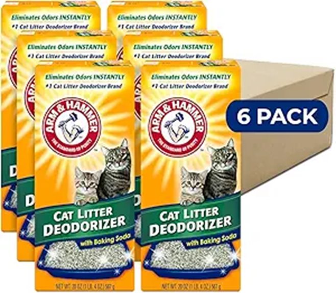 ARM & HAMMER Cat Litter Deodorizer Double Duty 20 oz 6 Pack