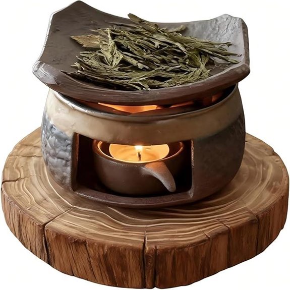 Ceramic Aromatherapy Burner and Tea Light Warmer