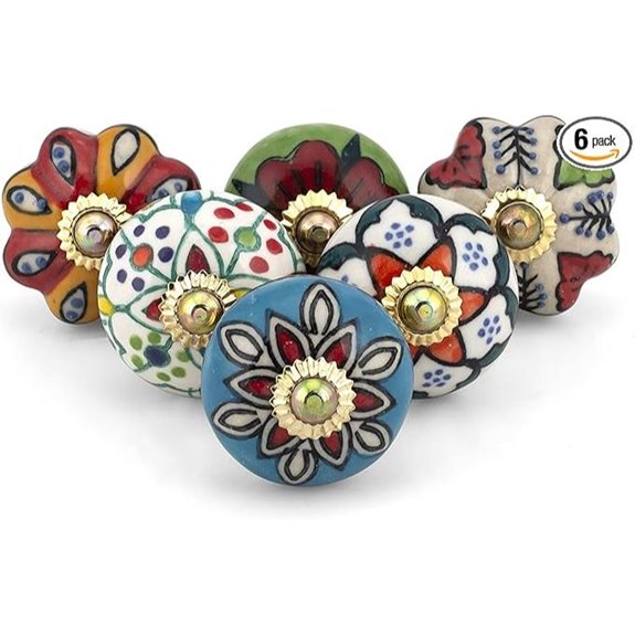 Craft Trade Ceramic Cabinet Knobs – Set of 6