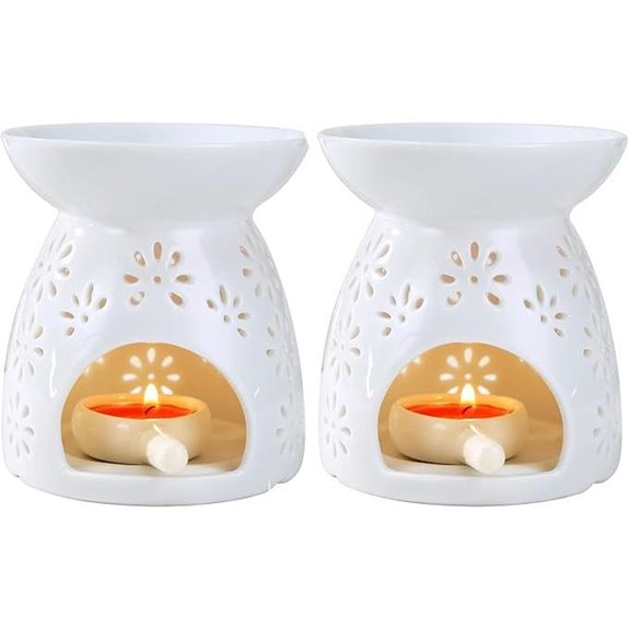 Ceramic Tea Light Candle & Wax Melt Set
