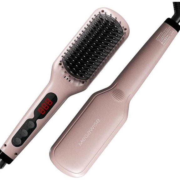 MegaWise Ionic Ceramic Hair Straightener Brush