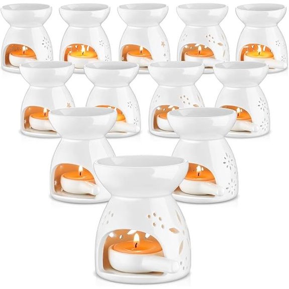 Yaomiao Ceramic Oil Diffuser Candle Holder Set