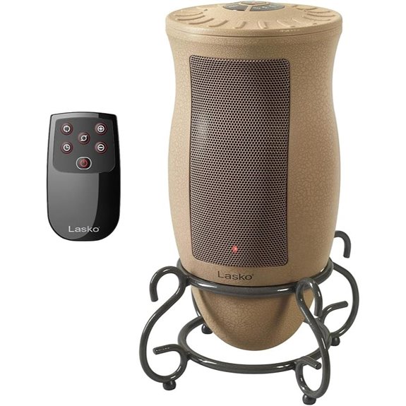 Lasko Oscillating Ceramic Tower Space Heater with Remote
