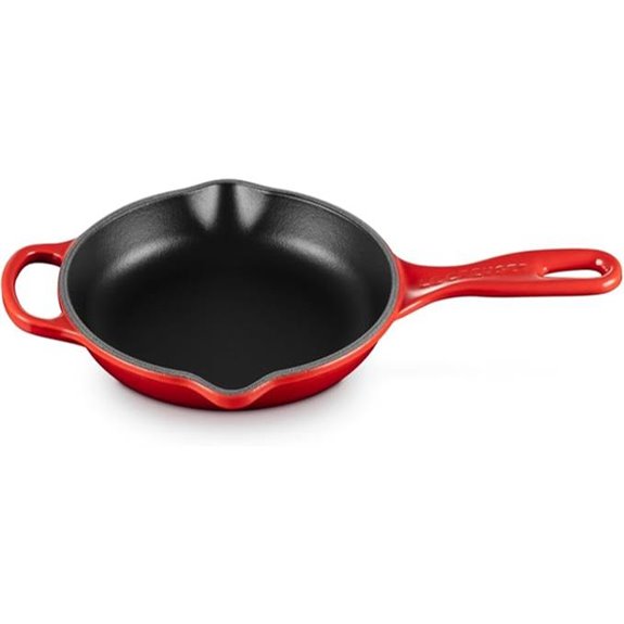 Le Creuset Enameled Cast Iron Signature Iron Handle Skillet 6.33 Cerise