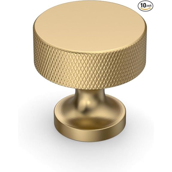 10 Pack Champagne Bronze Cabinet Knobs