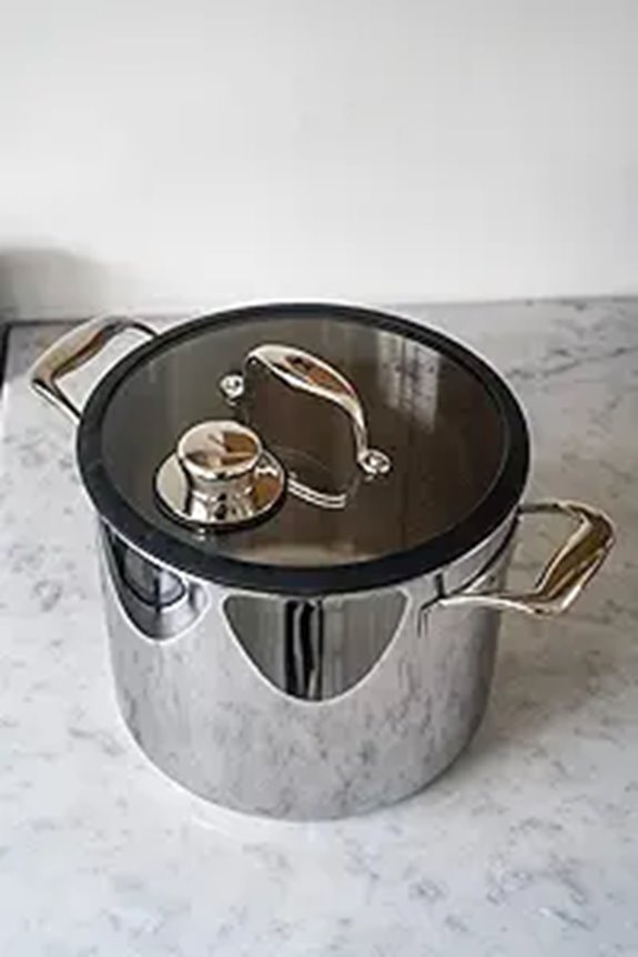 THBCZ2-SS9-B Chef Series Sous Vide Pot 9.8 qt Silver 9.8-Quart Pot