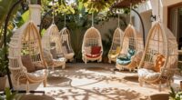 chic boho hanging chairs