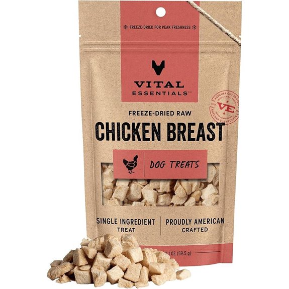 Vital Essentials Chicken Breast Dog Treats (2.1 oz)