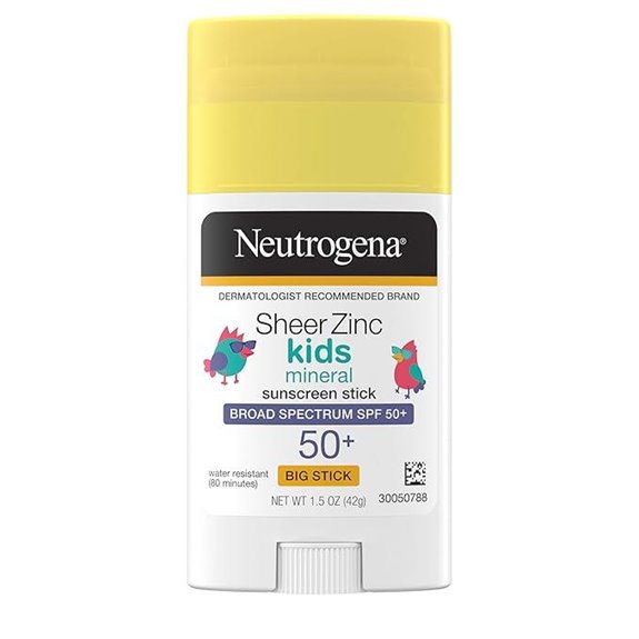 Neutrogena Kids SPF 50 Mineral Sunscreen Stick (Travel Size)