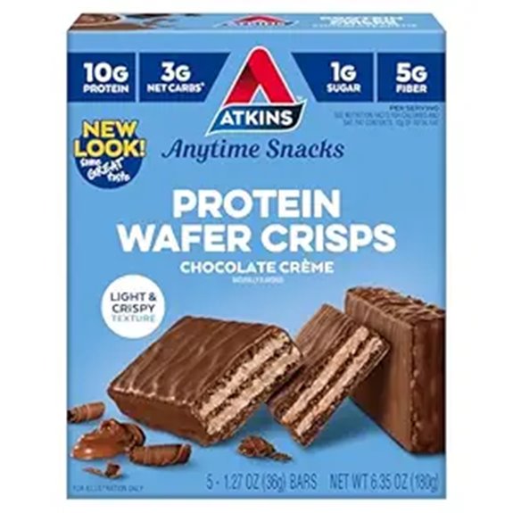 Atkins Chocolate Crème Protein Wafer Crisps (5 Count)