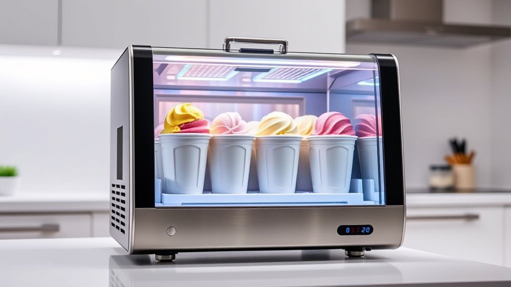 choosing suitable ice cream freezers