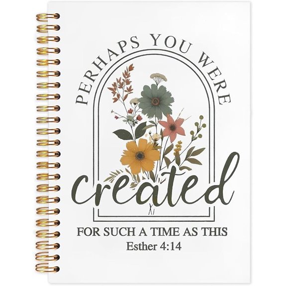 SNNDER Christian Bible Journaling Notebook for Women