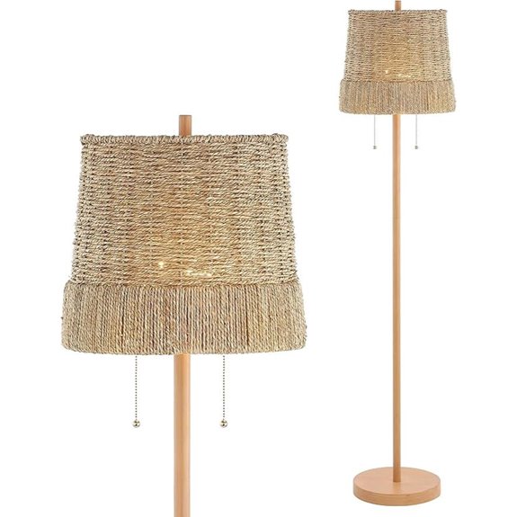 Ocata 61 Coastal Bohemian LED Floor Lamp