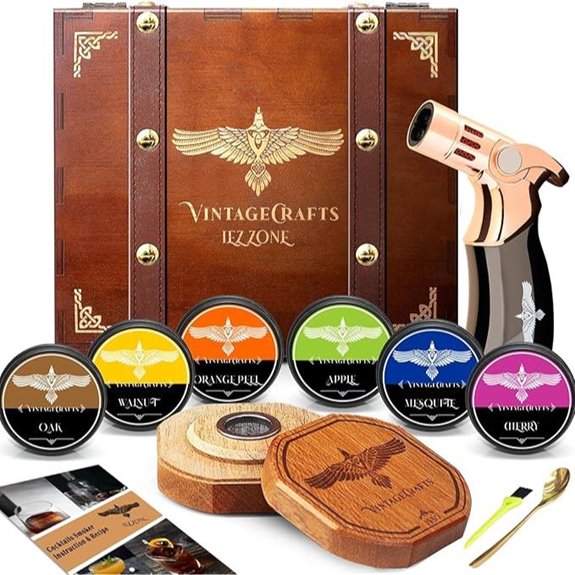 Cocktail Smoker Kit with Torch and Wood Chips