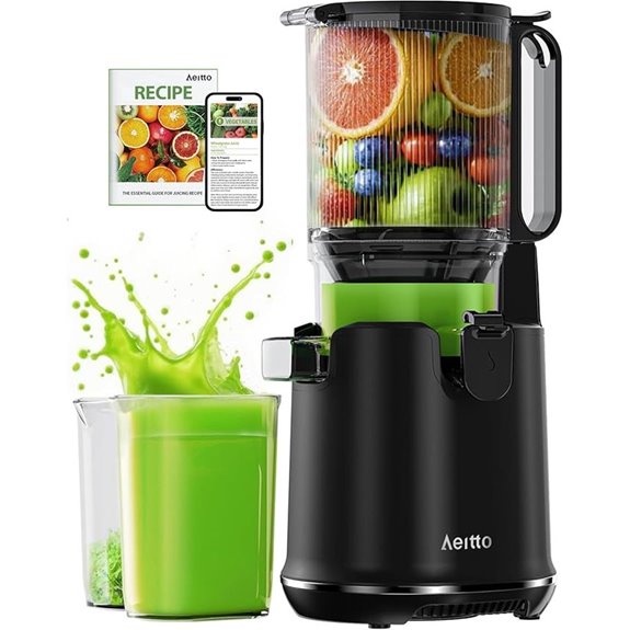Aeitto Cold Press Juicer with Wide Mouth