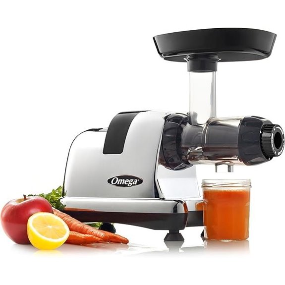 Omega Cold Press Juicer Machine with Nut Milk Feature