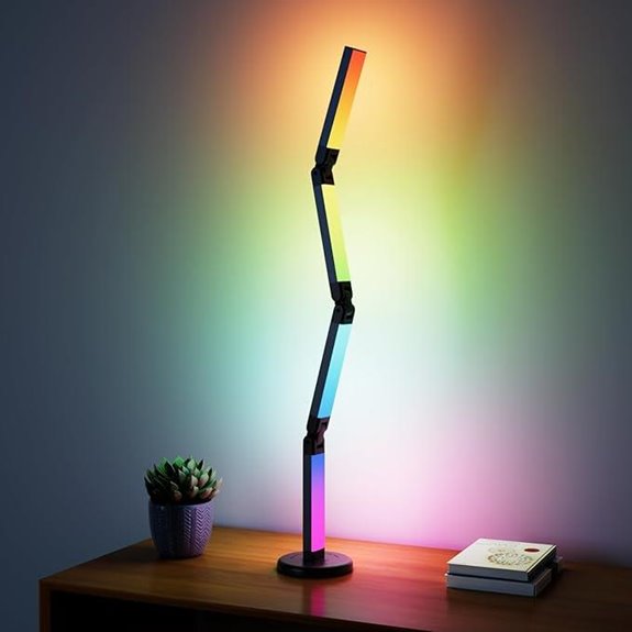 LED RGB Desk Lamp with Music Sync and Dimmable Colors