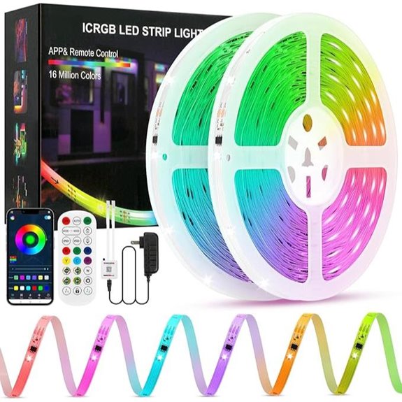 LED RGB Strip Lights for Bedroom and Decor