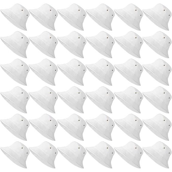 Xtinmee 36 Pack Tie-Dye Cotton Bucket Hats for Women