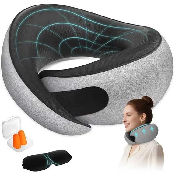 Travel Neck Pillow for Airplanes & Travel