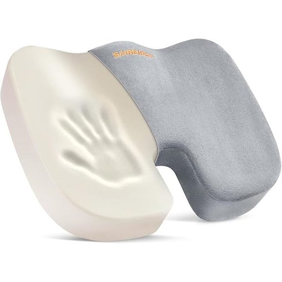 SAIREIDER Memory Foam Office & Car Seat Cushion