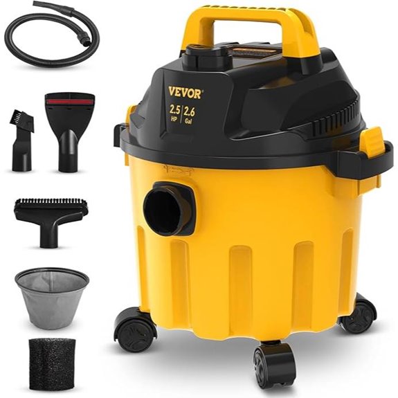 VEVOR 2.6 Gallon Wet & Dry Shop Vacuum