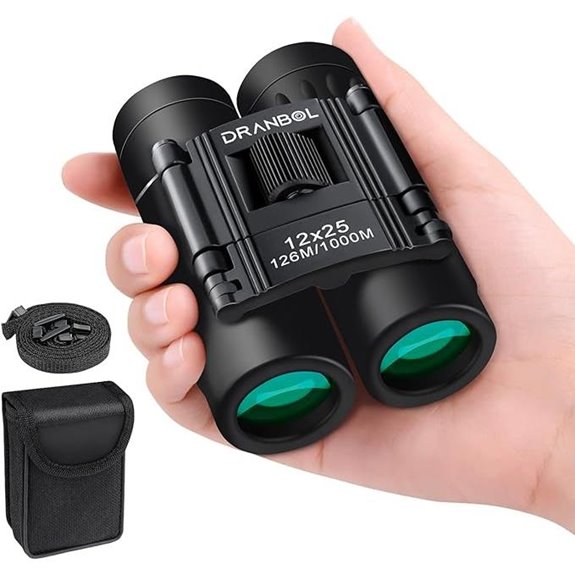 12x25 Compact Pocket Binoculars for Bird Watching