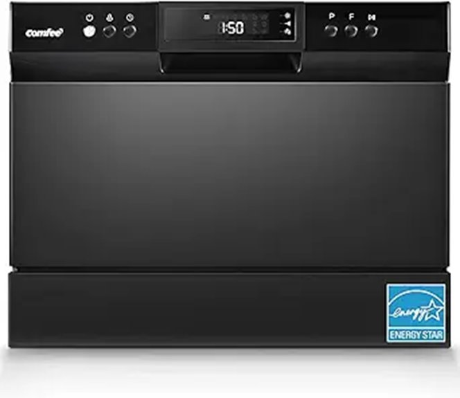 COMFEE Countertop Dishwasher with Multiple Settings