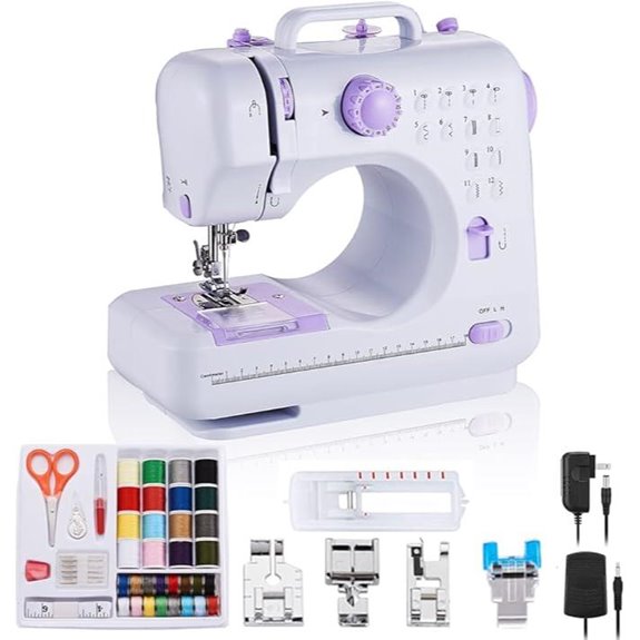 Portable Mini Electric Sewing Machine with 12 Stitches