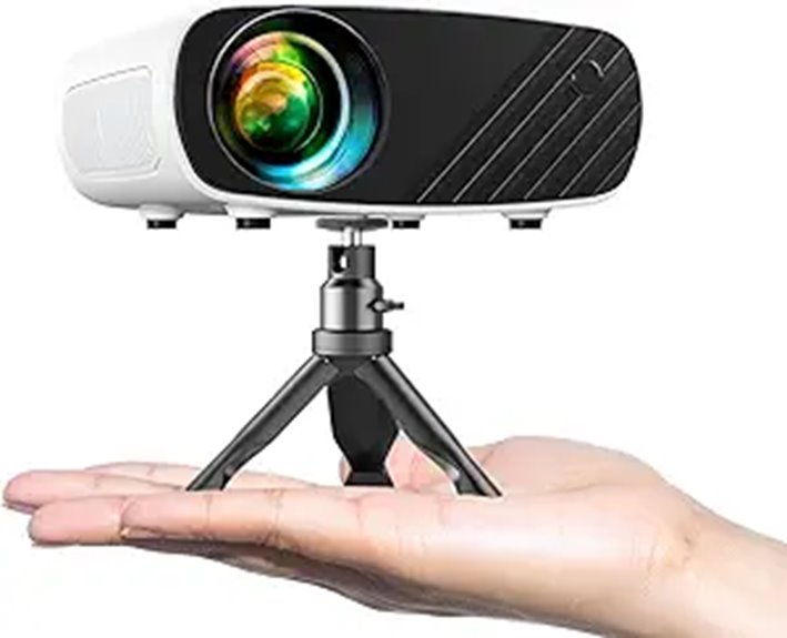ELEPHAS Mini Portable Projector with HD Support
