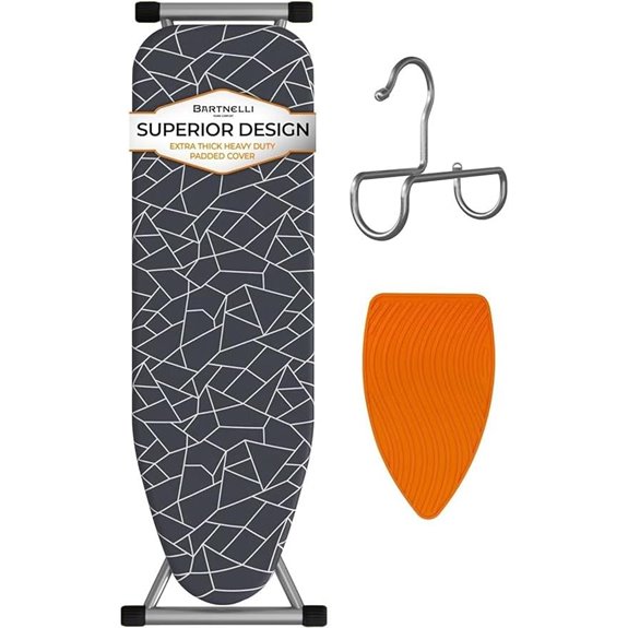 Bartnelli Compact Ironing Board with Hanger and Cover