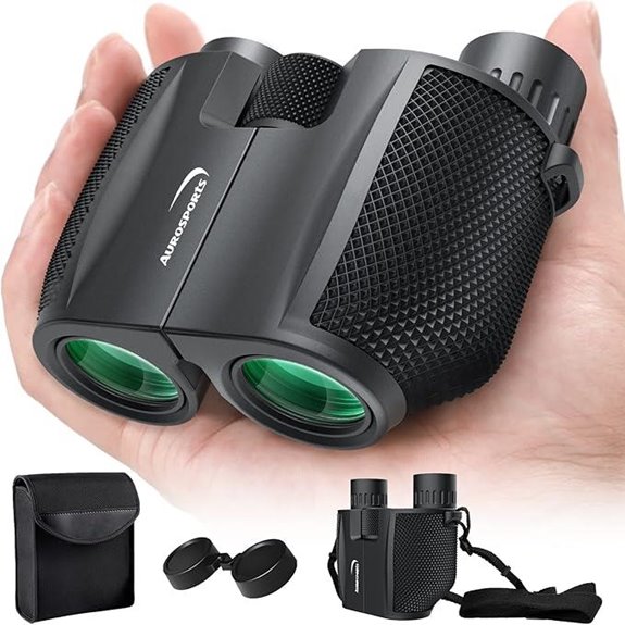 Aurosports 10x25 Compact Binoculars for Outdoors