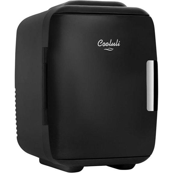 Cooluli 4L Mini Fridge for Bedroom Car Office