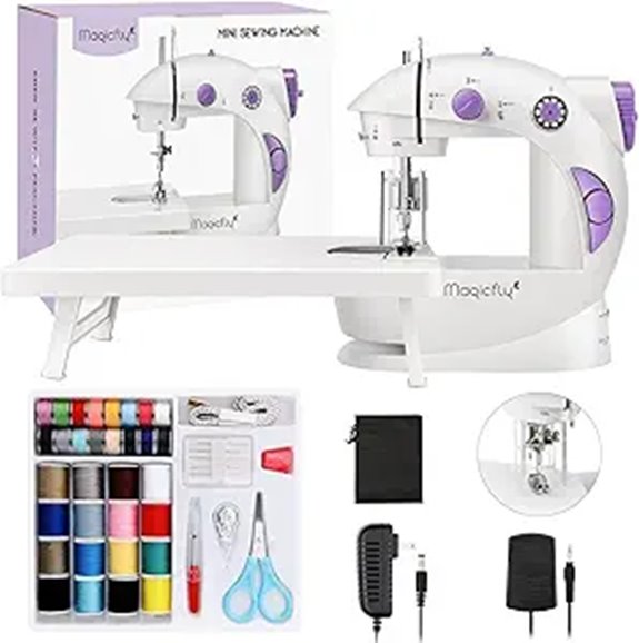 Magicfly Mini Sewing Machine with Extension Table