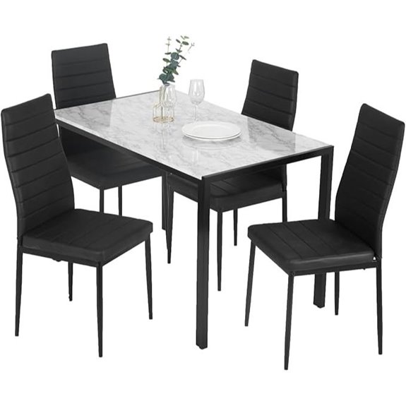 FDW Dining Table Set for Small Spaces