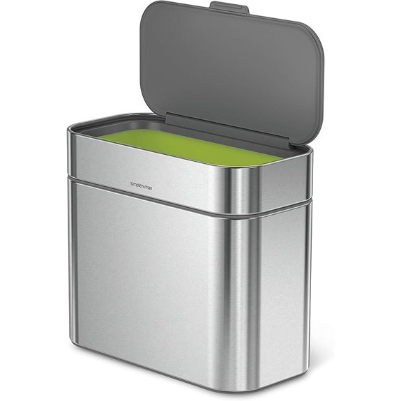simplehuman 4L Brushed Stainless Steel Compost Caddy