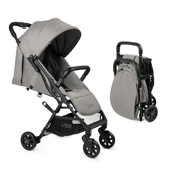 compact stroller with canopy