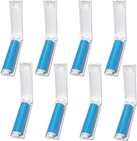 Mini Reusable Travel Lint Roller (8 Pack)